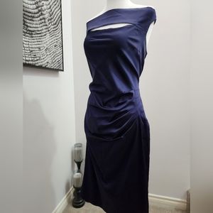 Off shoulder blue dress XL